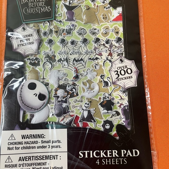 Disney The Nightmare Before Christmas Sticker Pad - Black and White - Picture 7 of 7